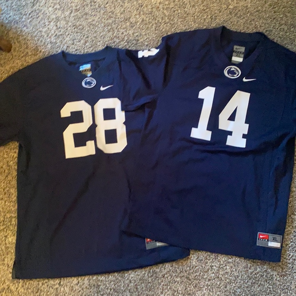 Youth XL Nike Penn State jerseys. Like new.